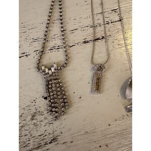 Lot If 3 Three Necklaces Vintage Victorian Goth Glam
